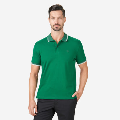 Men's Basic Interlock Polo Tee