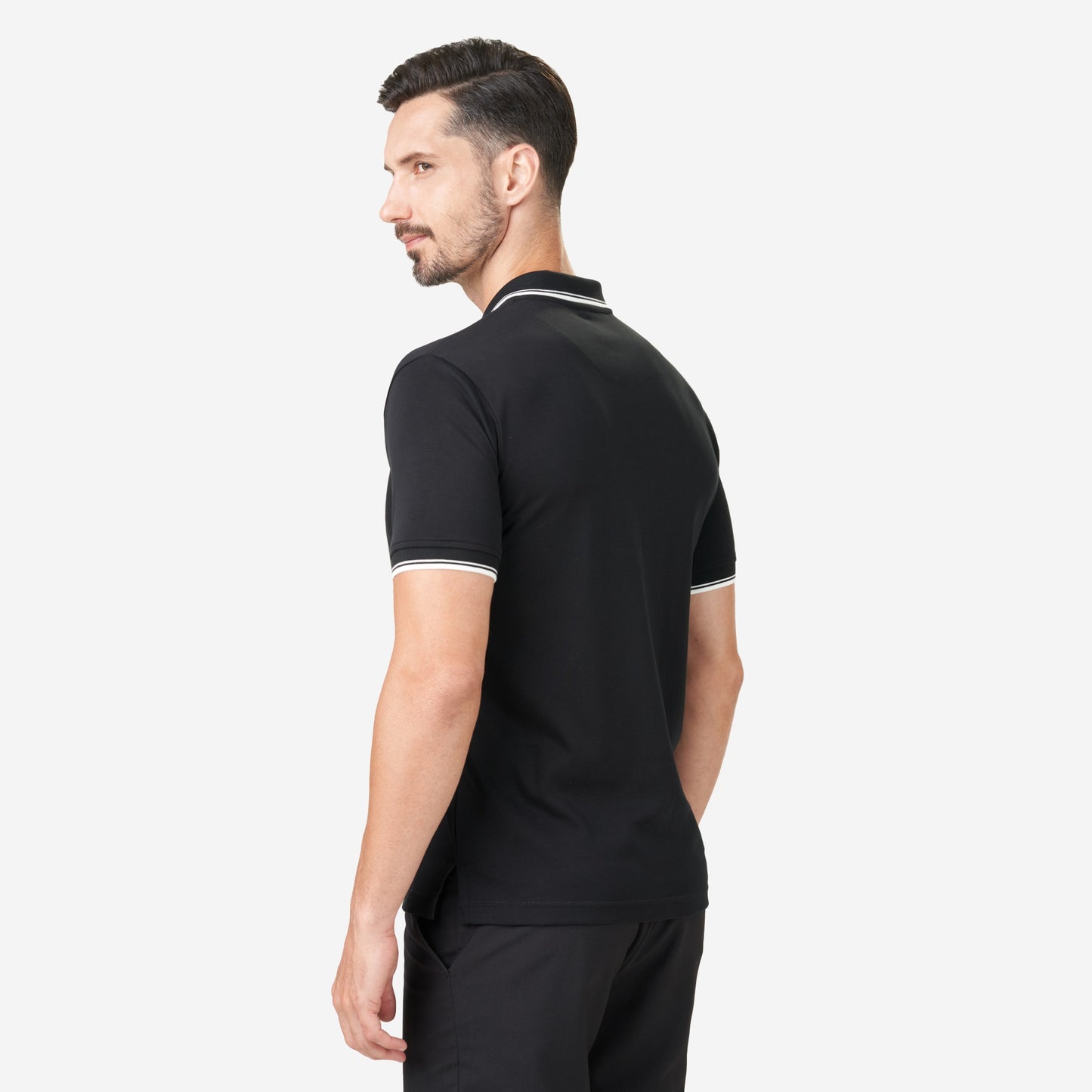 Men's Basic Interlock Polo Tee