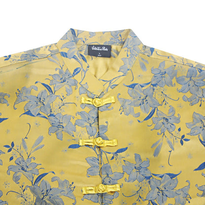 Men's Mandarin Collar Short Sleeve Shirt