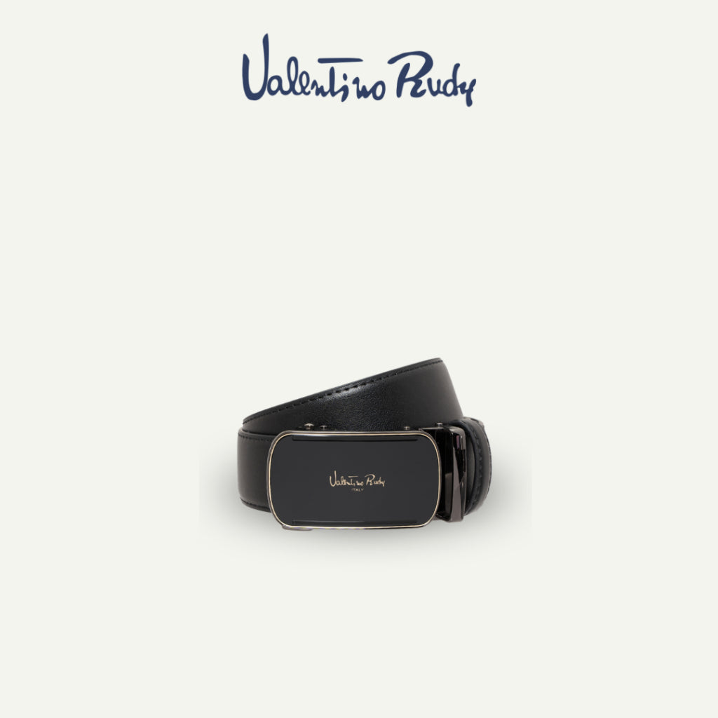 Men's Split Leather Auto Buckle Belt