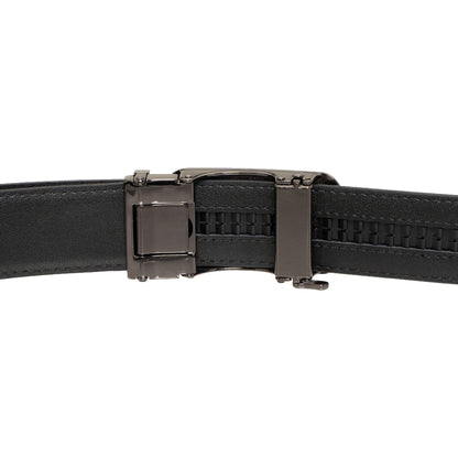 Men's Split Leather Auto Buckle Belt