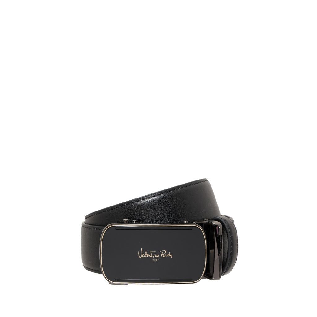 Men's Split Leather Auto Buckle Belt