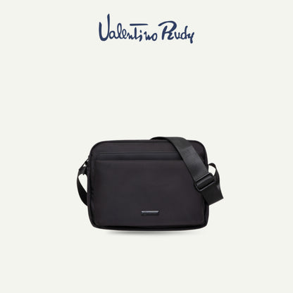 Raven Men Nylon Horizontal Crossbody Bag