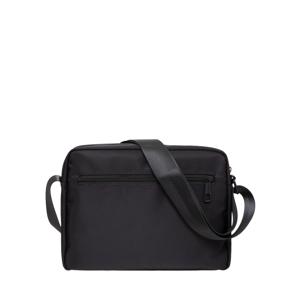 Raven Men Nylon Horizontal Crossbody Bag