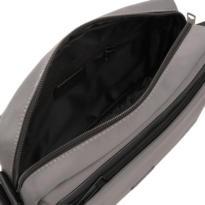 Raven Men Nylon Horizontal Crossbody Bag