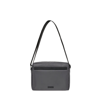 Raven Men Nylon Horizontal Crossbody Bag
