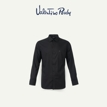 Men's Black Premium Long Sleeve Shirt