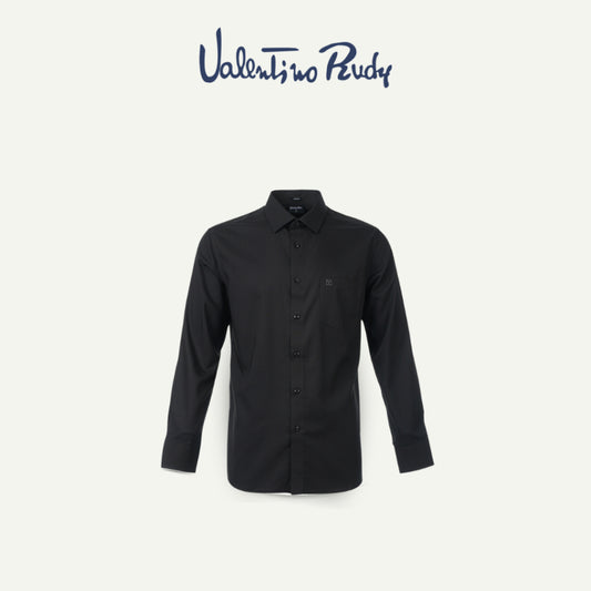 Men's Black Premium Long Sleeve Shirt