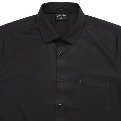 Men's Black Premium Long Sleeve Shirt