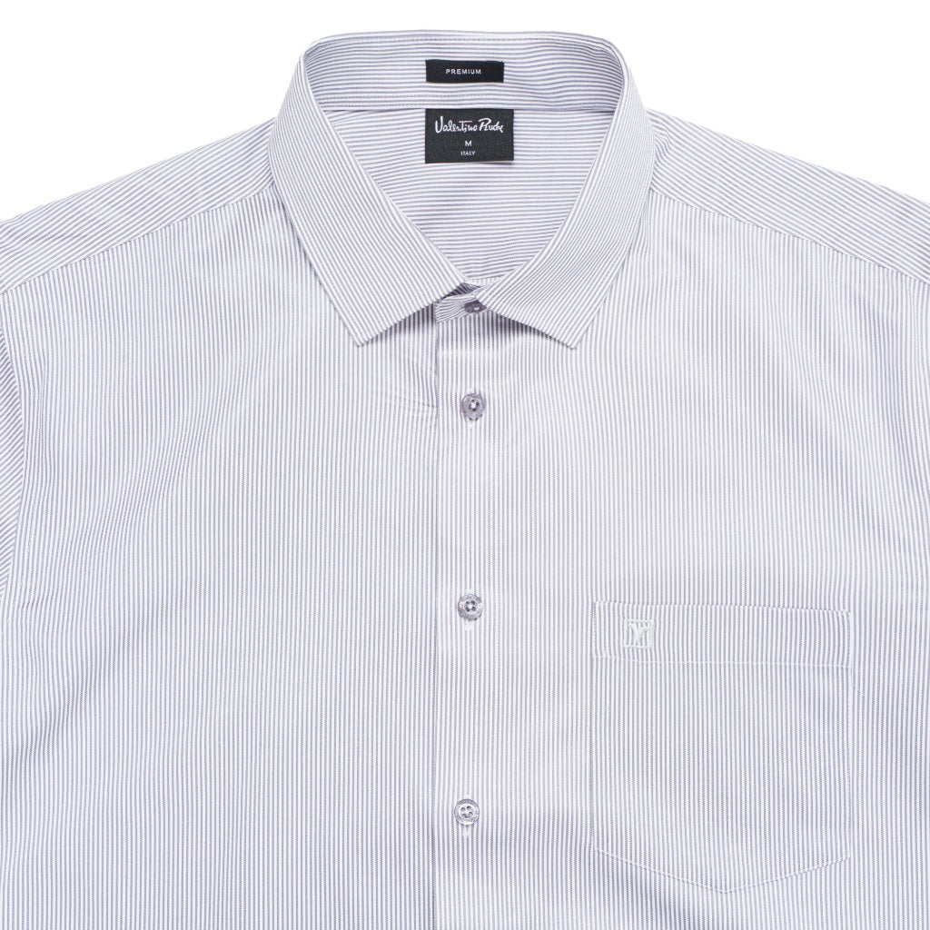 Men's Grey Premium Long Sleeve Shirt