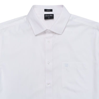 Men's White Premium Long Sleeve Shirt