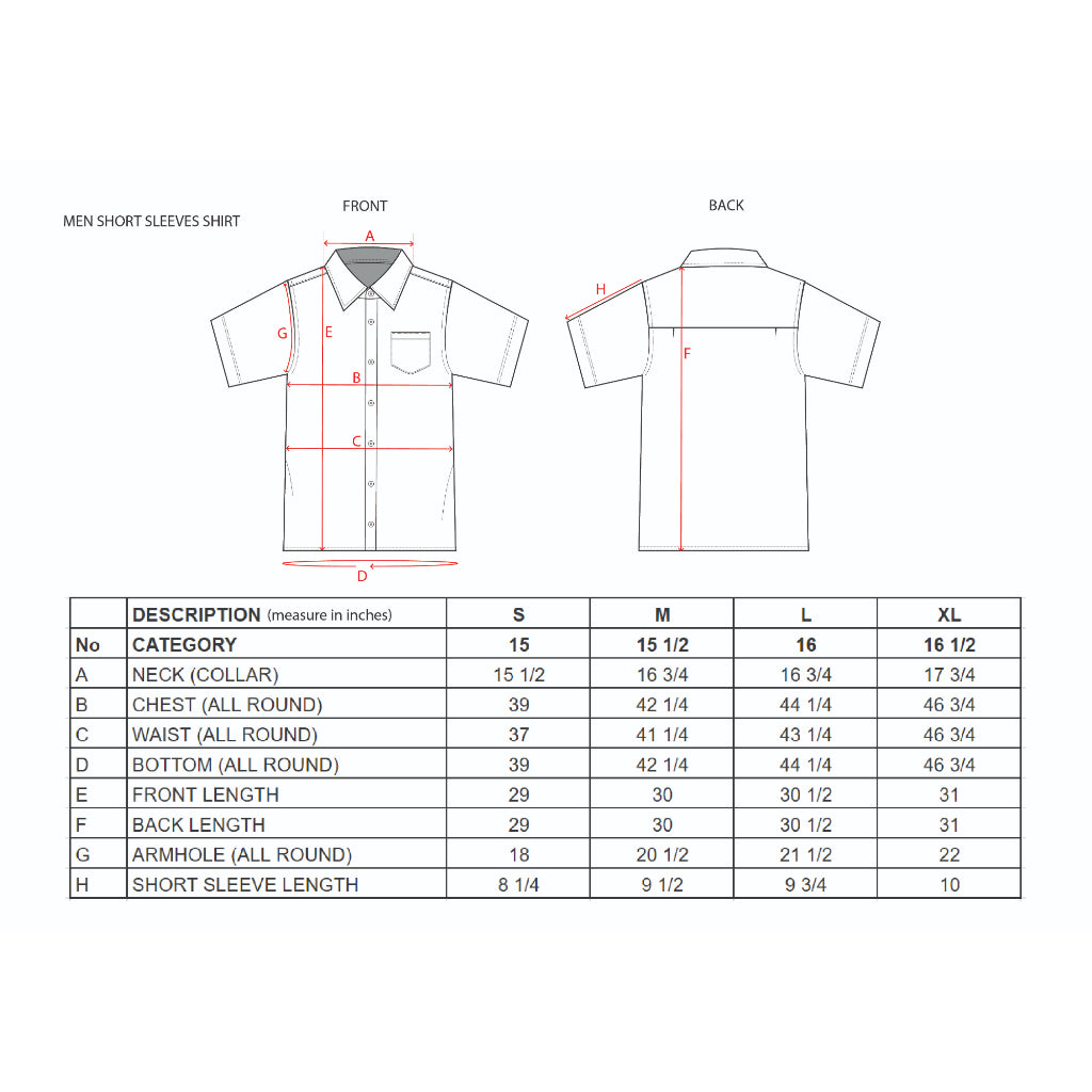 Men's Brown Batik Short Sleeve Shirt