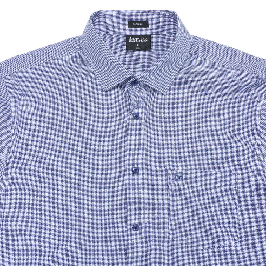 Men's Blue Premium Long Sleeve Shirt