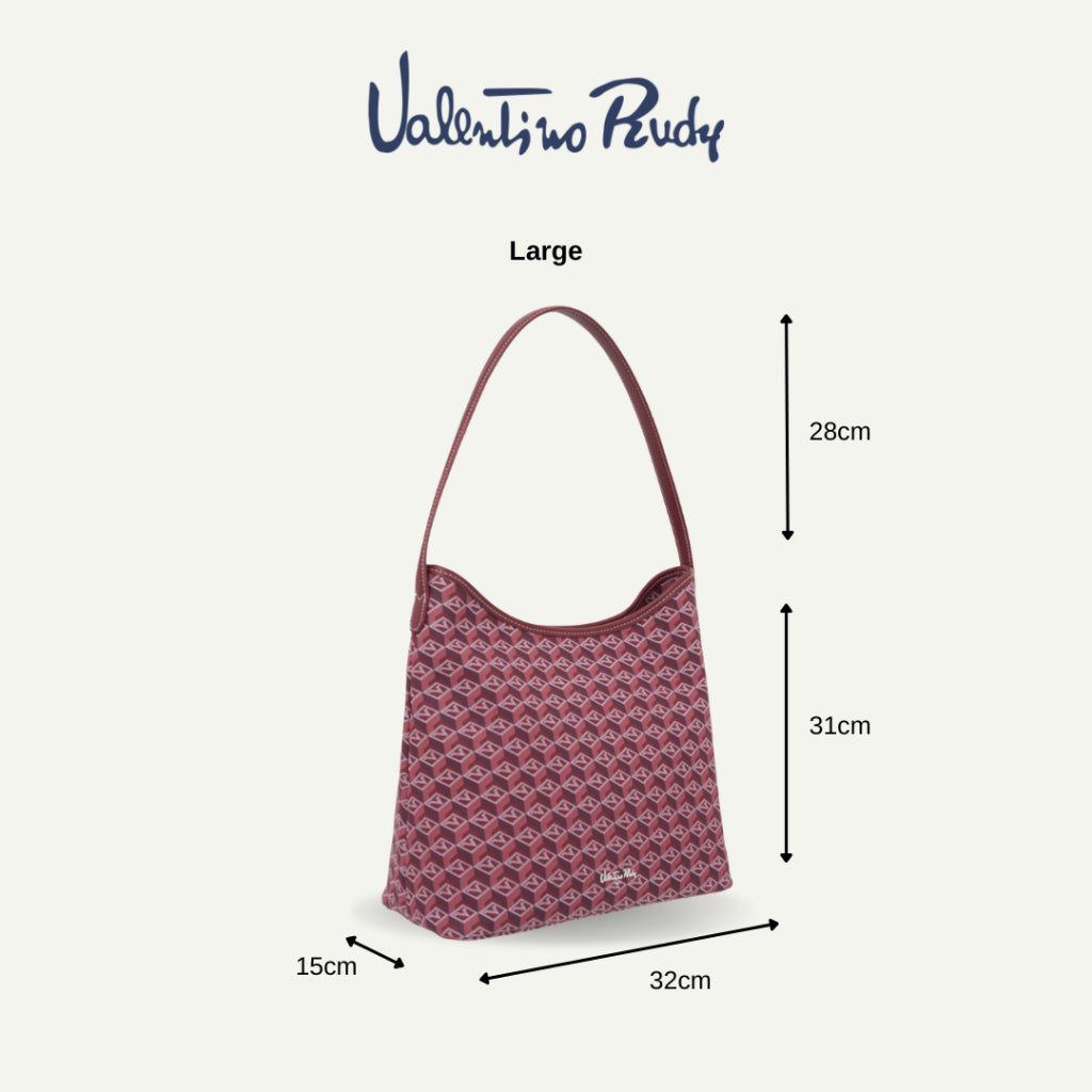 Valentino Rudy Italy Voyage Series Hobo Bag