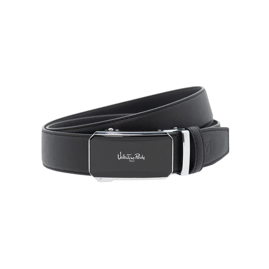 Valentino Rudy Italy Men's 35mm Leather Auto Buckle Belt