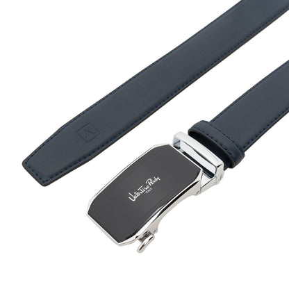 Valentino Rudy Italy Men's 35mm Leather Auto Buckle Belt