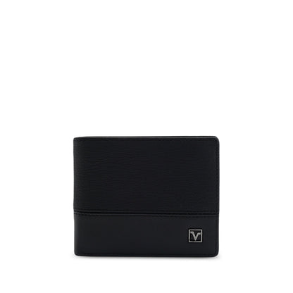 Valentino Rudy Italy Men's Genuine Leather Series Tri-fold Cards Wallet